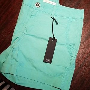 BRAND NEW a.n.a Cuffed Shorts Teal sz 27/4P